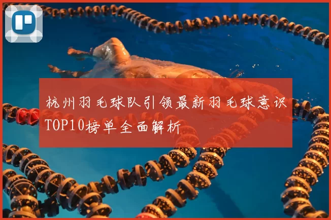 杭州羽毛球队引领最新羽毛球意识TOP10榜单全面解析