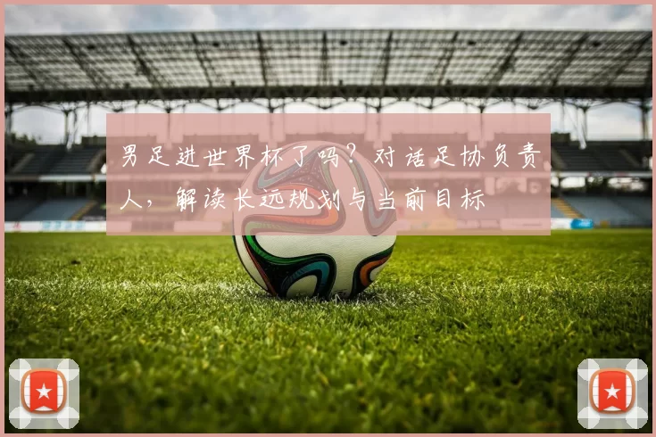 男足进世界杯了吗？对话足协负责人，解读长远规划与当前目标