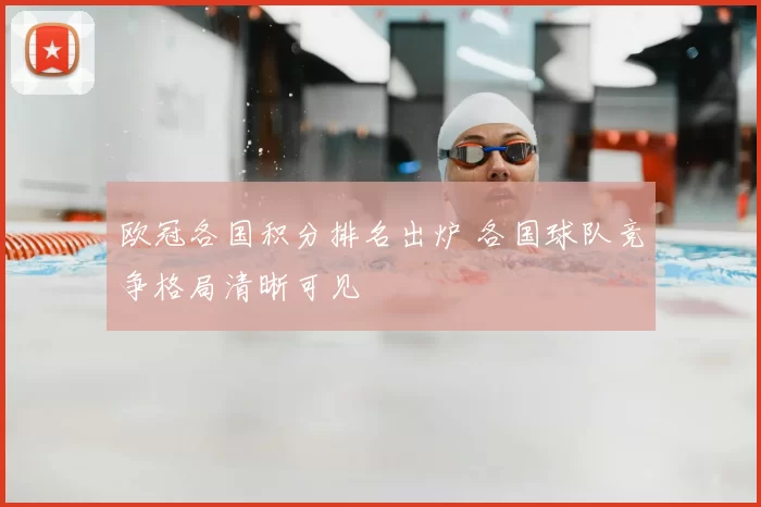 欧冠各国积分排名出炉 各国球队竞争格局清晰可见